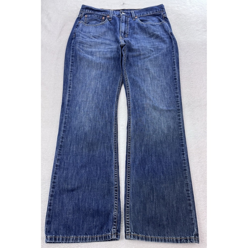 Levis 517 Jeans Mens 34x32 Blue Denim Bootcut Cowboy Western
